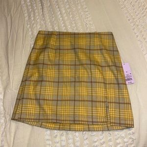 Plaid skirt